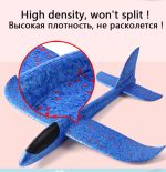38/48CM main jeter mousse avion jouets en plein air lancement planeur avion enfants cadeau Jouet gratuit mouche avion jouets Puzzle modèle Jouet