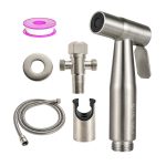 Toilette à main Bidet robinet pulvérisateur inox salle de bain main Bidet Spraye ensemble toilette auto nettoyage pomme de douche pas de poinçon