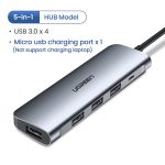 Moyeu USB C Ugreen Type C à Multi USB 3.0 HUB adaptateur HDMI Dock pour MacBook Pro Huawei Mate 30 USB-C 3.1 Port de répartiteur Type C HUB