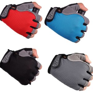 Gants de cyclisme gants de vélo gants de vélo anti-dérapant choc respirant demi doigt gants de sport courts accessoires pour hommes femmes
