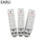 Contacteur AC modulaire pour maison intelligente | 2P 16A 20A 25A 1NO 1NC 2NC 220V/230V 50/60HZ monté sur Rail Din 1 pièce
