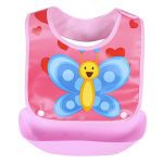 Bavoirs imperméables en Silicone pour bébé | Serviette Saliva pour bébé, tabliers de dessin animé pour bébé, chiffons détachables Bandana 1226