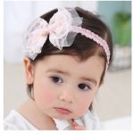 Bandeau style coréen pour nouveau-né | Accessoires de cheveux, bandeau avec fleurs, pour bébés filles, accessoires de cheveux, accessoire de photos photographiées et soi-même pour enfants