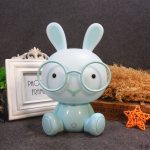 Dessin animé moderne veilleuse enfants bébé enfants chambre lunettes lapin Led USB lampe de nuit cadeau de noël interrupteur tactile décor luminaire