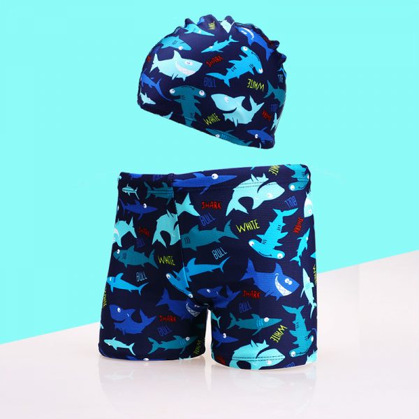 Maillot de bain pour enfants | Bonnet de bain et shorts pour garçons, maillot de bain à séchage rapide, shorts de plage pour bébés, 2020