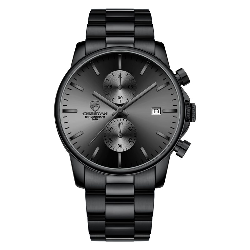 Hommes montre guépard haut marque de luxe affaires montre-bracelet mode décontracté acier inoxydable sport étanche horloge Relogio Masculino