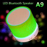 Haut-parleur Bluetooth Subwoofer stéréo sans fil Audio soutien TF carte haut-parleur lumineux LED coloré avec fonction Radio Micphone FM