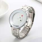 KEVIN nouveau Design Couple montres mode noir cadran rond en acier inoxydable bande Quartz montre-bracelet hommes femmes amant cadeaux