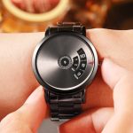 Livraison gratuite femmes mode hommes montres créatives hommes en acier inoxydable Quatrz montres de luxe personnalisé hommes montres horloge