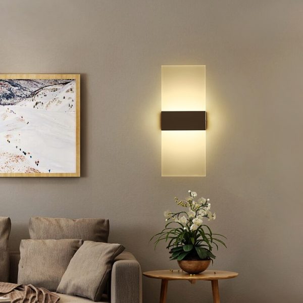 Lampe murale à la mode, escaliers de chevet de chambre à coucher, couloir, lumière murale Simple, 110 V, 220 V, lumière murale décorative