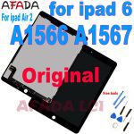 LCD d'origine pour ipad Air 2 A1566 A1567 / ipad 6 LCD écran tactile numériseur assemblée écran remplacement