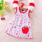 Robes a-ligne sans manches vêtements de sport Mini princesse robe mignonne coton bébé 0-24 mois fille robe