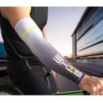 2 pièces Cool hommes Sport cyclisme en cours d'exécution vélo UV Protection solaire manchette couverture de Protection bras manches vélo bras chauffe-bras manches