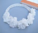 Bandeau style coréen pour nouveau-né | Accessoires de cheveux, bandeau avec fleurs, pour bébés filles, accessoires de cheveux, accessoire de photos photographiées et soi-même pour enfants