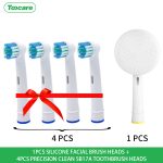 Tête de brosse à dents de remplacement pour Oral b tootbrush électrique Advance/Pro santé/Triumph/3D/vitalité têtes de brosse à dents de remplacement