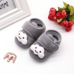 Chaussures d'hiver pour bébés filles | Chaussures chaudes et confortables à semelle souple, en coton et avec étoiles en peluche, 05 *