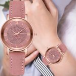 2020 ciel étoilé cadran montres pour femmes mode échelle romaine strass cuir dames Quartz montre femme montre-bracelet reloj mujer