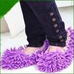 1PC unique Chenille vadrouille essuyer pantoufles chaussures paresseux chaussure vadrouille casquettes ensemble pratique poussière vadrouille pantoufle maison nettoyant chaussures couverture Y20