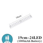 2020 LED veilleuse capteur de mouvement sans fil USB Rechargeable 20 30 40 50cm nuit lampe pour armoire de cuisine armoire applique
