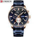 Hommes montres CURREN haut de gamme marque de luxe mode Quartz hommes montre étanche chronographe affaires montre-bracelet Relogio Masculino