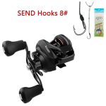 LINNHUE BF2000 Baitcasting Reel High Speed 7.2:1 Gear Ratio 12+1BB Fresh/Saltwater Magnetic Brake System Ultralight Fishing Reel