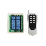 DC12V 8CH sans fil Smart Home télécommande commutateur récepteur relais Module contrôleur TX 8 boutons 433MHz RF émetteur