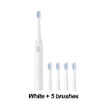 Brosse à dents électrique S802 étanche brosse à dents sonique automatique Rechargeable 5 modèles avec 2 têtes de brosse