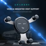 Support de voiture avec gravité pour téléphone | Pour téléphone, dans la voiture, Clip d'aération, aucun support de Mobile magnétique pour téléphone, support GPS pour iPhone XS MAX Xiaomi