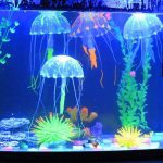 Aléatoire artificiel Aquarium méduse ornement décor brillant effet Aquarium décoration aquatique fournitures pour animaux de compagnie accessoires pour la maison