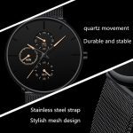 Relogio Masculino 2020 hommes montres mâle horloge montre à Quartz décontracté mince maille en acier hommes montre étanche concepteur Sport montre