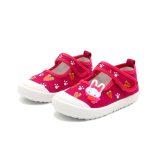 JGSHOWKITO filles toile chaussures chaussures de sport doux enfants course baskets couleur bonbon avec dessin animé lapin carottes imprime enfants