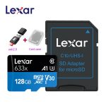 Lexar 633X New Original 95mb/s Micro SD card 512GB 128g 256GB SDXC SDHC Memory Card Reader Uhs-1 For Drone Gopro Sport Camcorder