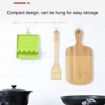 Outils de cuisine cuisine Silicone/PP cuillère reste ustensile support de spatule résistant à la chaleur étagères de rangement 3 couleurs