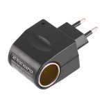 Universel plastique + métal 110 V-240 V 50-60Hz ca à 12V DC ue adaptateur secteur de voiture adaptateur convertisseur allume-cigare