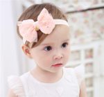 Bandeau style coréen pour nouveau-né | Accessoires de cheveux, bandeau avec fleurs, pour bébés filles, accessoires de cheveux, accessoire de photos photographiées et soi-même pour enfants
