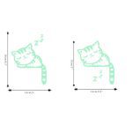 Autocollant interrupteur lumineux de dessin animé | Autocollant mural, lueur dans la nuit, autocollant étoile de lune pour la maison, décoration de chambre d'enfant