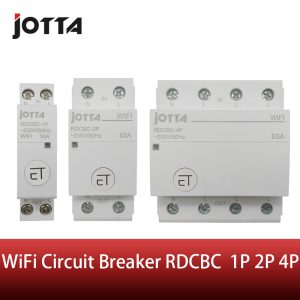 Jotta-disjoncteur WiFi eWeLink | Télécommande avec commande vocale, avec Amazon Alexa et Google Home, RDCBC 1P 2P 4P