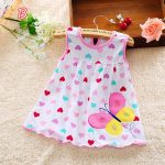 Robes a-ligne sans manches vêtements de sport Mini princesse robe mignonne coton bébé 0-24 mois fille robe