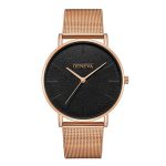 Genève Simple femmes montres haut de gamme en acier inoxydable maille Quartz montres de mode horloge dames Montre Montre Femme