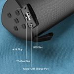 Sans fil Bluetooth haut-parleur extérieur Portable barre de son Subwoofer AUX TF carte USB Pendriver FM haut-parleurs maison main libre Rechargeable