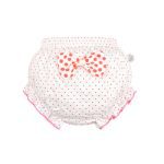 Short sous-vêtement de bébé fille | Short avec nœud à pois, short rayé, pantalon de nouveau-né, à pain, short d'été 0-2 ans
