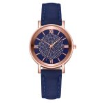 2020 ciel étoilé cadran montres pour femmes mode échelle romaine strass cuir dames Quartz montre femme montre-bracelet reloj mujer