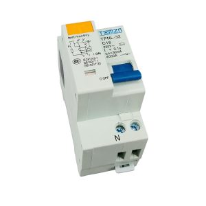 Disjoncteur de courant résiduel | TPNL DPNL 230V 1P + N avec over et protection contre les fuites de courant, RCBO MCB