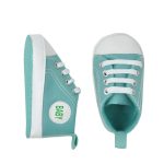 0-12M nouveau-né bébé garçon fille landau chaussures enfant en bas âge blanc baskets décontracté doux confortable à lacets chaussures d'intérieur infantile premiers marcheurs