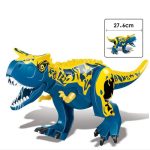 Monde jurassique dinosaures figurines briques tyrannosaure Indominus Rex i-rex assembler des blocs de construction enfant jouet Dinosuar