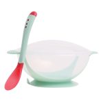 Ensemble de bols pour bébé | Bol d'entraînement, cuillère service de table bol à dîner apprentissage des plats avec ventouse, enfants formation vaisselle TSLM