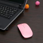 Bureau Ultra-mince souris sans fil 2AAA batterie USB mode ordinateur haute sensibilité réunion souris Portable PC & accessoires d'ordinateur Portable