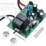 Interrupteur à capteur tactile mural 433Mhz 90-250V | Interrupteur d'éclairage standard général, commutateur d'alimentation de commutation en verre de cristal, commutateur à 1 voie