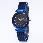 Reloj Mujer luxe ciel étoilé femmes montres or magnétique maille ceinture bracelet montre femmes mode robe montre-bracelet Zegarek Damski