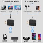 USB Bluetooth 5.0 émetteur récepteur 3 en 1 EDR adaptateur Dongle 3.5mm AUX pour TV PC casque maison stéréo voiture HIFI Audio